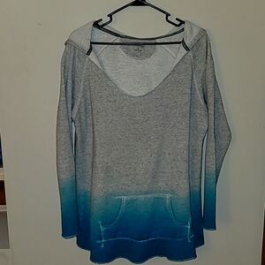 Calvin Klein Women's hoody size xl gray and blue 💙